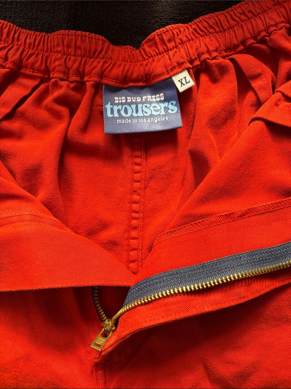 Big Bud Red High-Waist Trouser Shorts - Picture 2 of 4